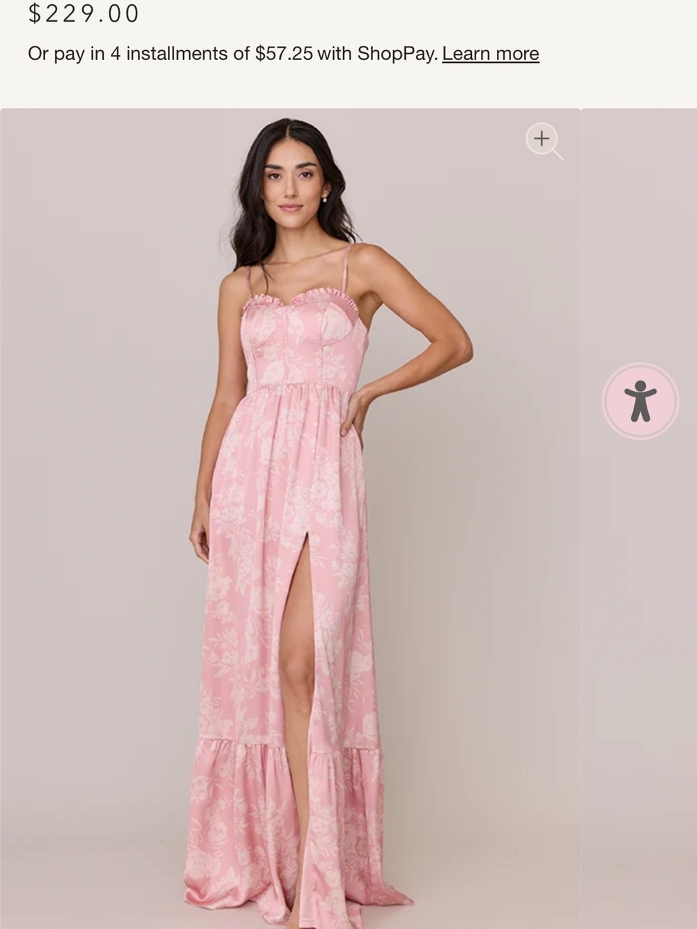 Revelry Valentina Satin Dress